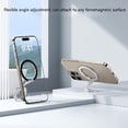 thumbnail image 6 of Misright Double Security Hoop Magnetic Phone Mount Rotating Foldable Desktop Holder, 6 of 13