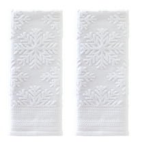 SKL HOME SUBTLE SNOWFLAKES JACQUARD HAND TOWEL