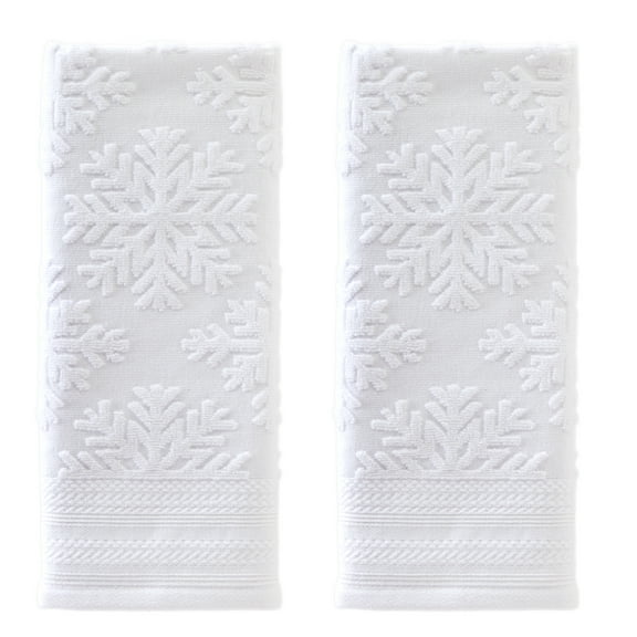 SKL HOME SUBTLE SNOWFLAKES JACQUARD HAND TOWEL