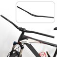 thumbnail image 2 of Mountain Long Handlebar, Riser Absorption Matte Surface Bike , 780mm Black, 2 of 8