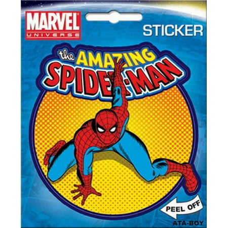 Stickers Dice - Marvel Comics The Amazing Spider-Man Orange Die Cut Sticker 45182S