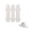 A, variant on Fareti Plastic Garden Fence with Bases Decorative Courtyard Picket Fence for Lawn Flower Beds Tree Borders Indoor Outdoor Landscape Edging