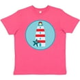 thumbnail image 3 of Inktastic Lighthouse Nautical Beach Youth T-Shirt, 3 of 5