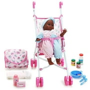 Doll & Stroller Deluxe Gift Set