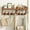 Brown, variant on 29" Coat Rack Wall Mount with Shelf, 4 in 1 Wall Mounted Coat and Key Hanger with 11 Hooks, Entryway Key Holder with Mail Holder for Living Room, Bedroom