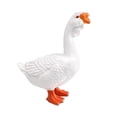 thumbnail image 2 of Figura de animal de granja de juguete de simulación para regalo, escritorio o recuerdo de fiesta. Ganso blanco, 2 of 9