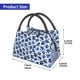 thumbnail image 2 of Easygdp Blue Ink Flowers Bolsa de Almuerzo Insulada Reutilizable, Bolsa de Mano y Bandolera para Oficina, Trabajo, Viajes, 2 of 6