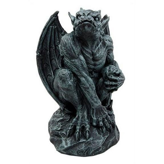 Ebros Winged King Kong Gargoyle Statue Medieval Gothic Figurine 6.5" Tall