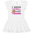 thumbnail image 3 of Inktastic I Watch Football with My Grandpa Girls Baby Dress, 3 of 5