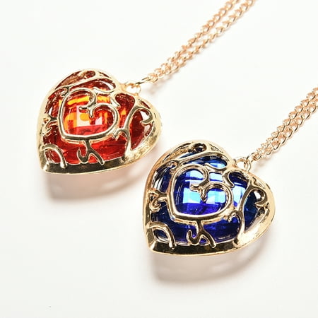 JETTINGBUY For the Legend of Zelda Skyward Sword Heart Container Necklace Pendant Anime