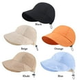 thumbnail image 4 of Summer Foldable Portable Adjustable Beach Cap Sun Hat Fisherman Cap Bucket Hat ORANGE, 4 of 8