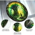 thumbnail image 2 of Customized Name Irish Stained Glass Window Hanging Suncatcher, Home Decor Suncatcher Stained Glass Christmas Halloween Mother's Day, 2 of 6