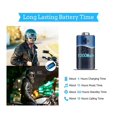 thumbnail image 2 of Bluetooth 5.0 Motorcycle Helmet Headsets Headphone Wireless Moto Stereo Interphone Handsfree with Reduction Microphone, 2 of 5