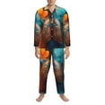 thumbnail image 3 of Goofa Surreal Body Art for 2-piece Loungewear Set Men’s Sleepwear Set Soft PJs Cozy loungewear Comfy Sleep Set Winter Pajamas-Large, 3 of 7