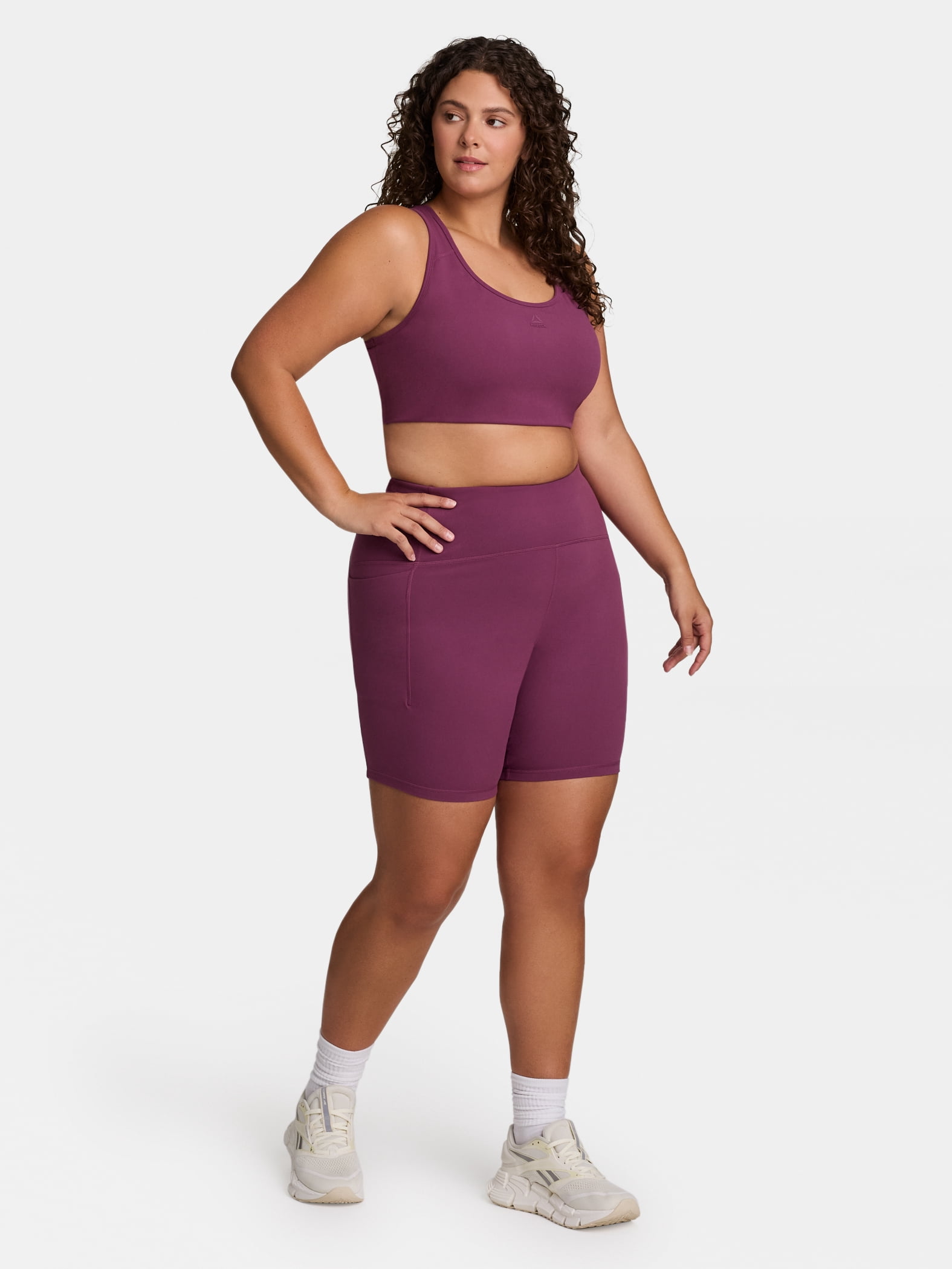 Reebok Women's Medium Impact Reflex Bra with Removable Cups, Sizes XS-4X