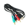 thumbnail image 3 of LIFKOME Component AV Cable to 3- Convert Cable Black PVC Audio Video Component Conversion 1Set, 3 of 7
