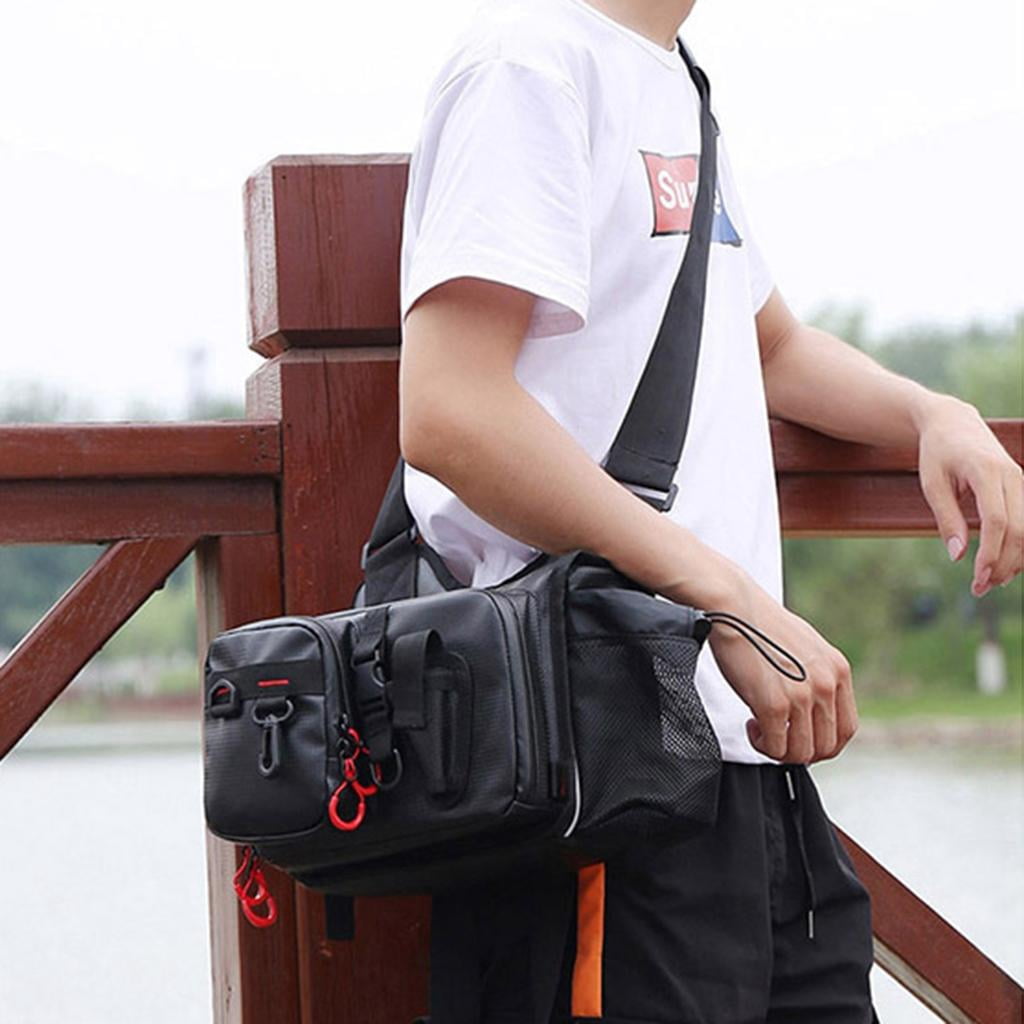 CEORPER Fishing Gear Bag Large Capacity Fishing Lure Organizers Fishing Tackle Bag