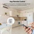 thumbnail image 3 of Ghojet WiFi Hygrometer Thermometer Wireless Temperature Humidity Monitor with App Alerts Indoor Outdoor Sensor Compatible with Alexa Google Assistant for Home Greenhouse Cellar, 3 of 10