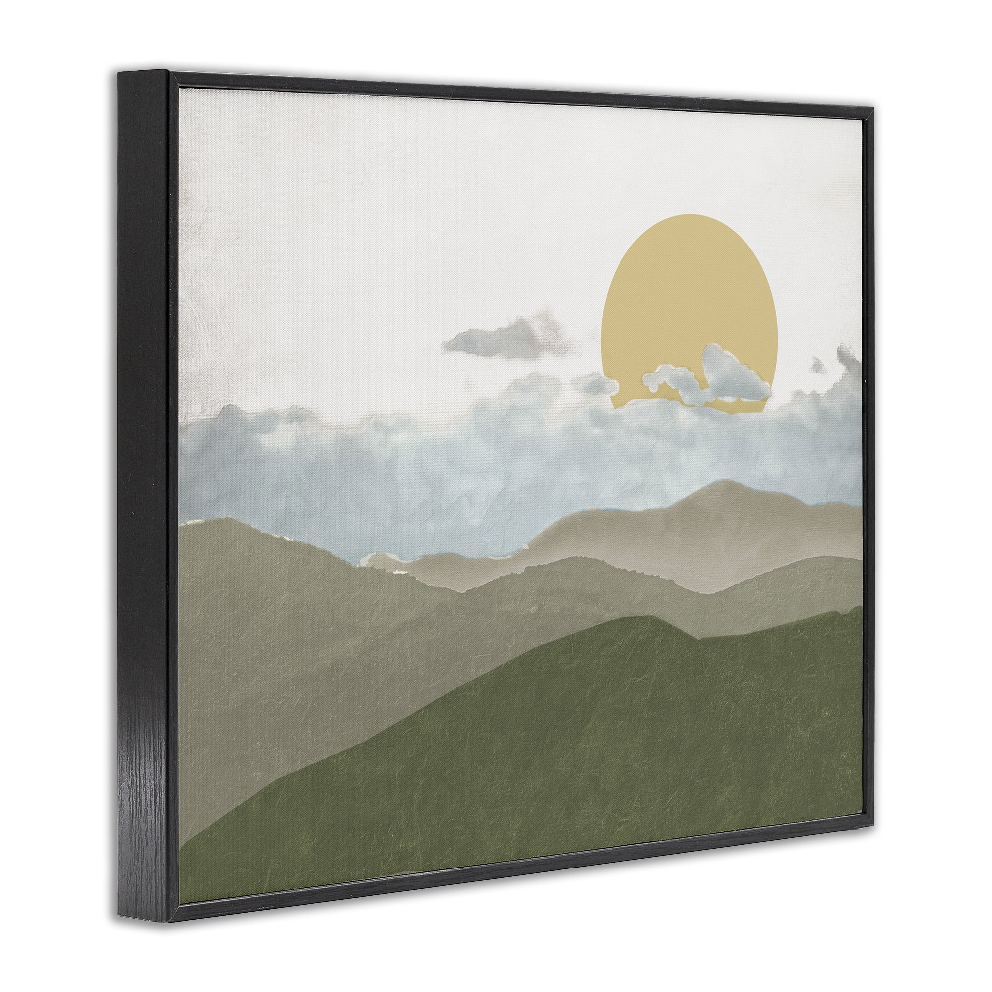 Stupell Industries Earthen Dreams Sunrise Black Framed Giclee Art, design by Elizabeth Medley