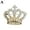 gold, variant on Rhinestone Crown Brooches Women Classic Party Office Jewelry Pins Fashion S8V4