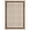 Brown, variant on Garvee 2'x6' Scalloped Bordered Runner Rug Modern Neutral Carpet, Washable Rug Non Slip Low Pile Rug for Hallway Bedroom Kitchen, Black Gray