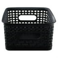 thumbnail image 3 of Advantus Petit Bac de Rangement - Noir (Lot de 3), 3 of 3