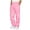 Pink, variant on LIWENLI Men's Heavyweight Sweatpants Fleece Lined Open Bottom Pockets Athletic Joggers Casual Pants (Pink,XXXL)