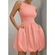 thumbnail image 4 of Vestido de verano PRETTYGARDEN 2025 sin mangas sin mangas con bolsillos, 4 of 8