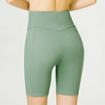 thumbnail image 2 of SWSMCLT Women's High Waisted Shorts Yoga Biker Comfy Yoga Shorts Thigh Soft Sweatpants Workout Skinny Green 12, 2 of 4