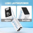 thumbnail image 2 of Pilas Fuspower Super Heavy-Duty de 9 V, 100 unidades (paquete de 1), 2 of 8