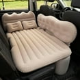 thumbnail image 1 of Dosaele Portable Inflatable Car Mattress with Pump  Thickened Camping Air Bed + 2 Pillows – Upgraded Trunk Mat for Home & Travel Use, 1 of 6