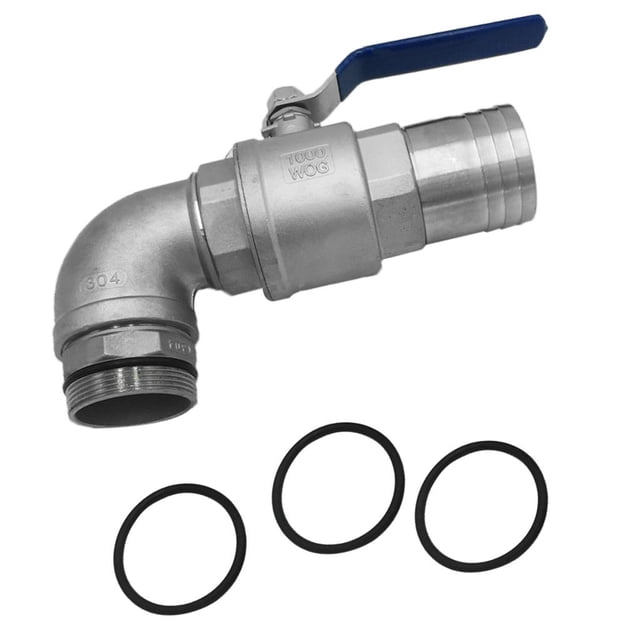 Grifo de salida de repuesto shamjiam para barril de acero inoxidable 58 mm Accesorio para bidón de aceite