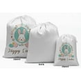 thumbnail image 2 of Darling Souvenir White Rabbit & Egg Easter Party Supplies Gift Pouches Favor&nbsp;Candy Bags&nbsp;15 Pieces, 2 of 5