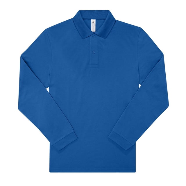 B&C Polo à Manches Longues pour Hommes
