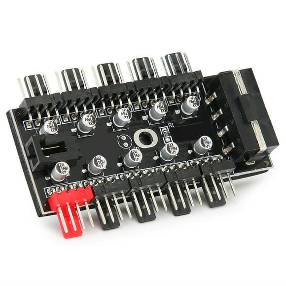 Computer Hub RegulatorPC Chassis Fan Hub CPU Cooling Hub PC Chassis Fan Hub Modern Innovation