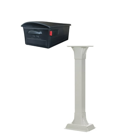 plastic mailbox mount gibraltar callaway mailsafe adjustable mailboxes walmart
