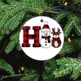 thumbnail image 5 of Letter H Christmas Ceramic Ornament Alphabet Monogram Christmas Tree Ornaments Xmas Trees Decorations Keepsake Gifts Merry Xmas for Family & Friends, 5 of 5