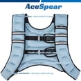 thumbnail image 2 of Chaleco lastrado AceSpear 12 lbs reflectante para correr y entrenamiento, 2 of 7