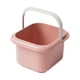 thumbnail image 2 of Baño de pies portátil con asa, bañera de hidromasaje para pies, masaje de pies, spa para pies Rosa, 2 of 9