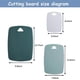 thumbnail image 2 of Plastic Cutting Board Set of 3,Cutting Boards for Kitchen,Thick Chopping Boards for Meat, Veggies, Fruits, with Easy Grip Handle,Dishwasher Saf-green, 2 of 4