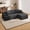 Gray-Right Facing Chaise, variant on EROMMY Boneless Sectional Couch with Deep Seat & Chaise for Small Spaces, for Living Room, L Shaped Couch with Left Facing Chaise, Gray | no assembly required, Plush Corduroy, 5*throw pillows