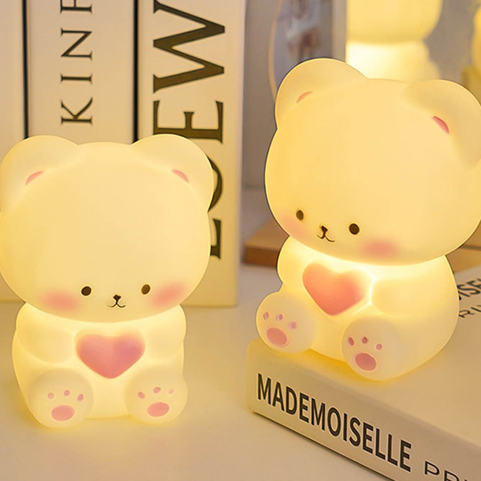 Stijggn Night Light for K*ids Christmas Decor Cute Night Light Touch Night Light for K*ids G-irls Bo-ys