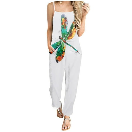 

LBECLEY Womens Turtleneck Long Sleeve Wide Leg Jumpsuits for Women Sleeveless Suspender Overalls Loose Wide Leg Baggy Rompers Button Palazzo with Pockets Womens Jumpsuit Pajamas with Hood Green L
