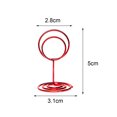 thumbnail image 3 of LCXmlly Support de Numéro de Table Élégant Ensemble de Supports de Numéro de Table 20 Pcs Clips de Menu Rond en Forme de Cœur pour Mariages, 3 of 8