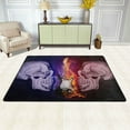 thumbnail image 2 of XMXT Non-Slip Area Rug, Musical Skull Contrast Print Polyester Rugs for Living Room, 36 x 24 inches Multicolor, 2 of 9