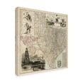 thumbnail image 3 of Trademark Fine Art Vision Studio Map Of Texas Canvas Wall Art - 35x35, 3 of 5