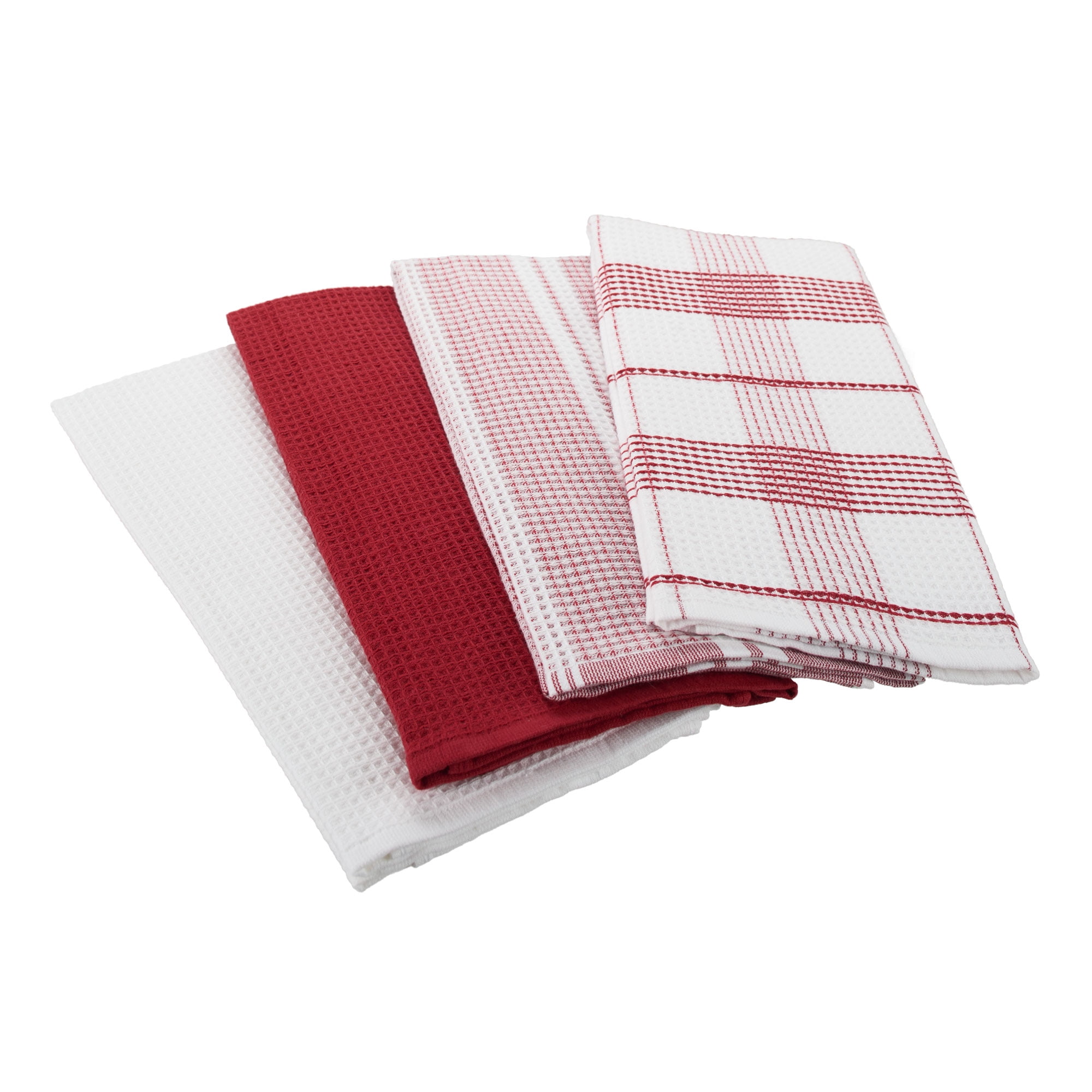 Red and Ivory Kitchen Towels, Set of 2 Kitchen Towels, Hand Towel, Kitchen  Decor, August Ave, Tea Towel, Kitchen, Red and Cream Ivory 
