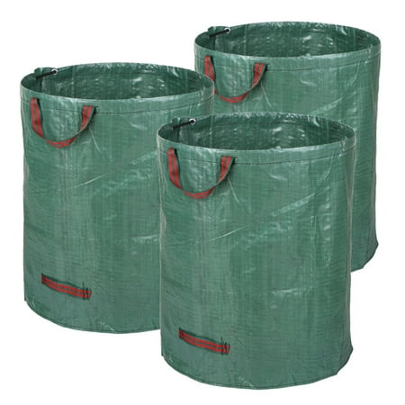 3pcs Set 72 Gallons Garden Bag Of Reusable Gardening Bags Leaf Waste Sacks Yard