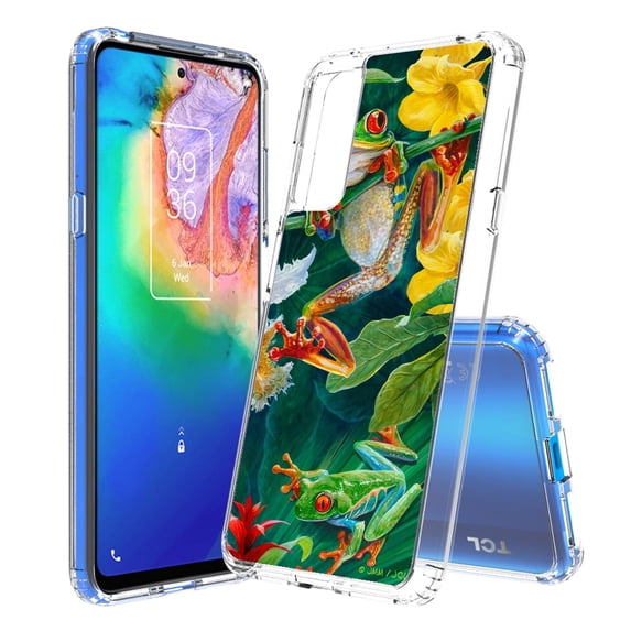 AquaFlex Hybrid Slim Designed For TCL 20S 6.67"Case Transparent Clear