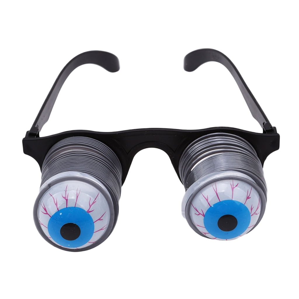 Visible Eyeball Eyeglasses Funny Party Glasses Novelty Rotatable